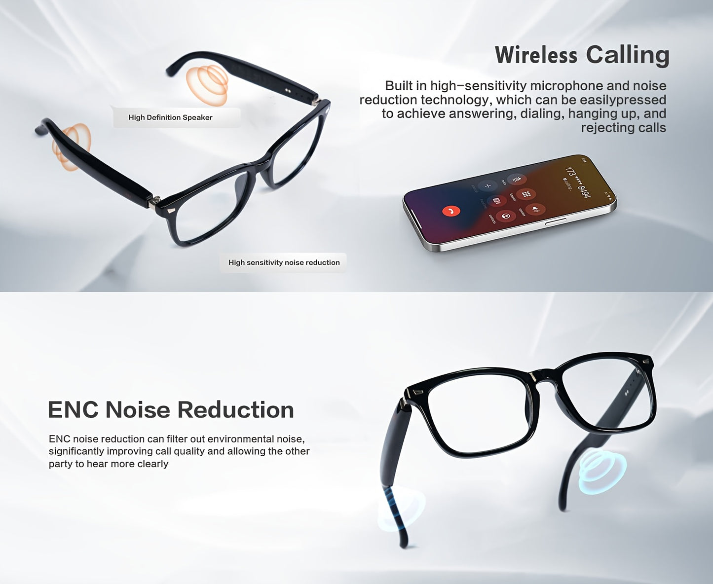 Ai Translation Smart Glasses, Multi-functional Audio Glasses Support 160+ Languages Translation, Built-in Microphone And Speaker, Music Playback And Voice Call, Photochromic Lenses, Suitable for, Driving, Relaxing And Daily O