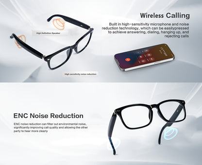 Ai Translation Smart Glasses, Multi-functional Audio Glasses Support 160+ Languages Translation, Built-in Microphone And Speaker, Music Playback And Voice Call, Photochromic Lenses, Suitable for, Driving, Relaxing And Daily O