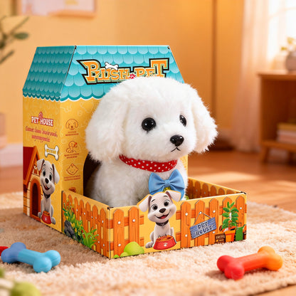Interactive Electronic Pet Toy Dog, Robot Puppy That Acts Like A Real Puppy, - My Realistic Robotic Puppy, Dog Robot for Children, Robot Dog- Walking, Barking, Tail Wagging, New Year, Holiday Gift, Back-To-School Season Gift,