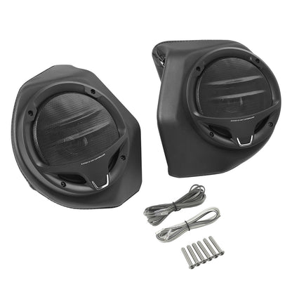 TCMT Motorcycle 6.5" King Trunk Rear Speakers Fit For Harley Touring Street Glide Road Glide 2014-2024