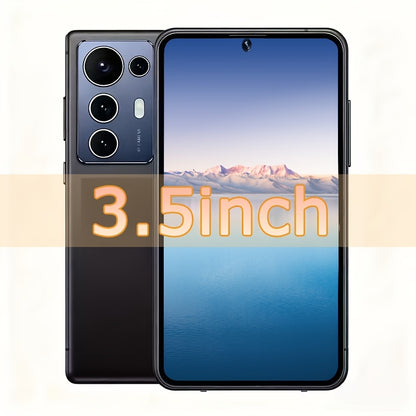 2026 New S25 Ultra Unlocked Smartphone | 8GB+256GBand3.5-inch 3GB+64GB Portable Mini Phone,, 6.8-inch Large HD Display, Dual SIM, Built-in Multifunctional Pen, GPS, Type-C Charging, Metal Frame, Screen Protector, Headphones