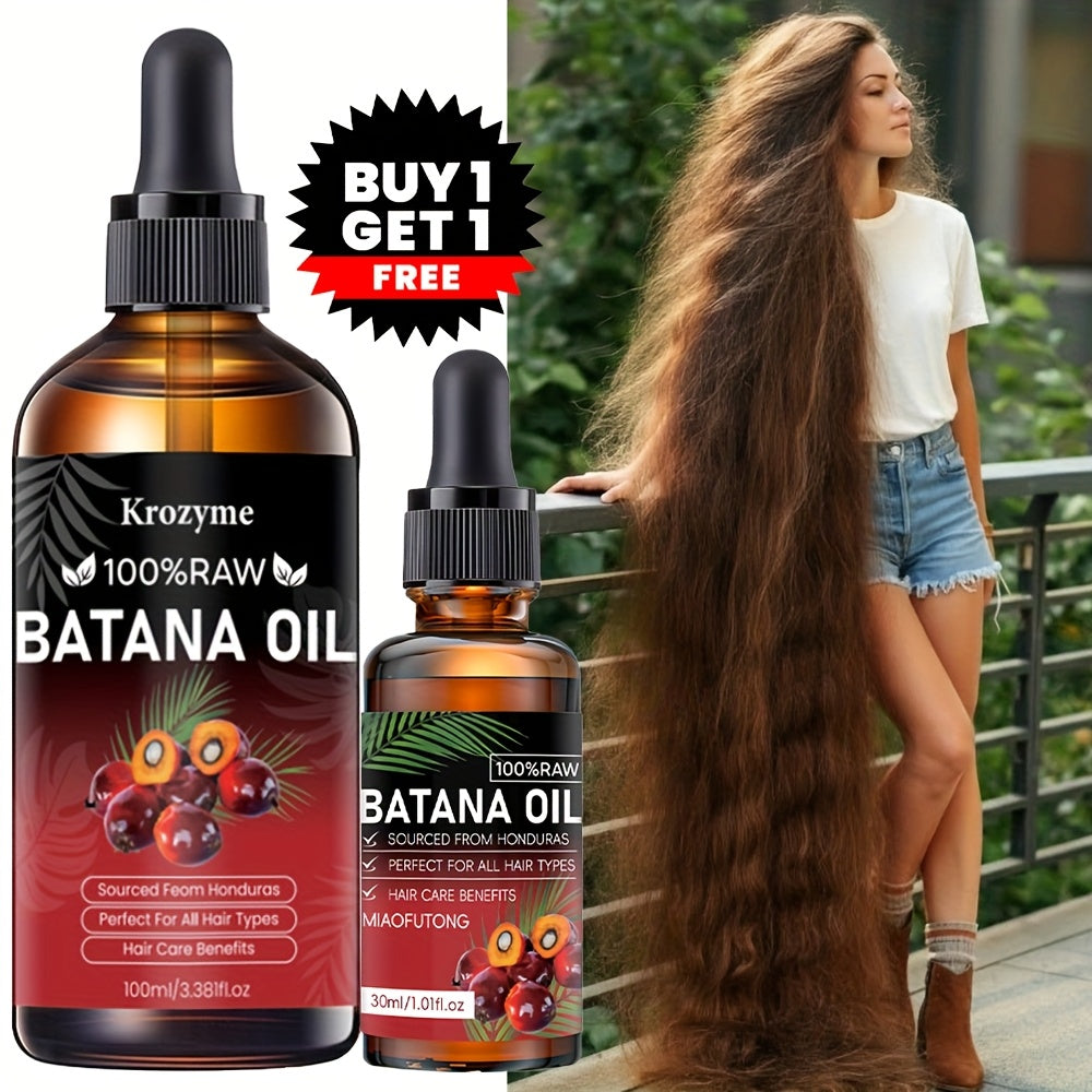 This Set of 2 Honduras Battana Hair Oil Nourishes Your Hair from The Roots to The Ends, Making It Stronger, Shinier, And Healthier. It Is Appropriate for All Hair Types