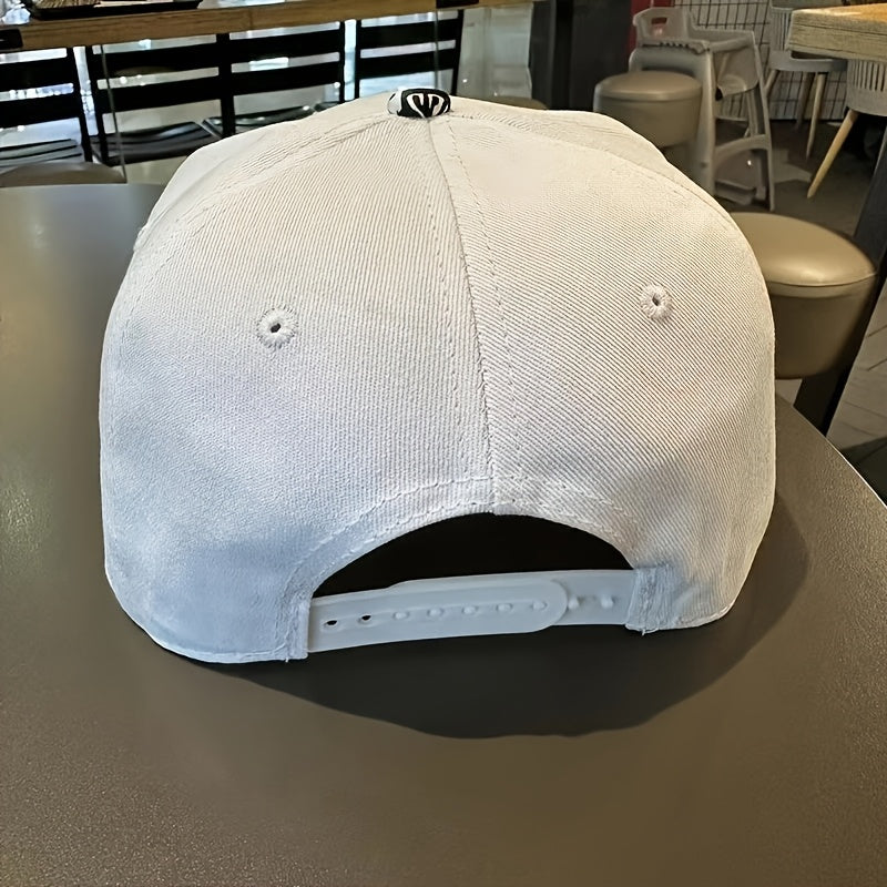 Unisex Flat Brim Snapback Baseball Cap | Black and White New York Pattern Print, 100% Acrylic Breathable Hip-Hop Hat, Adjustable Fit, Suitable for Casual Outdoor Sports, Parties, and Urban Streetwear