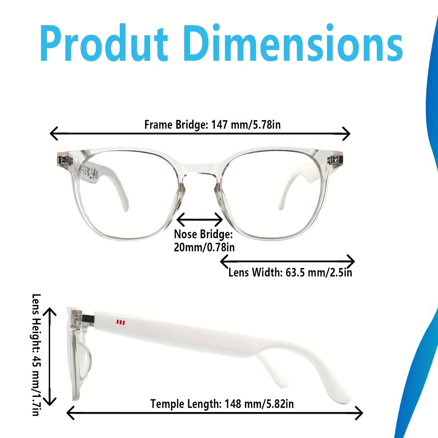 AI Translation Smart Glasses with 160+ Language Real-Time Translator, Enabled, Built-in Mic/Speaker & Music Playback - Photochromic for Men & Women, Driving &