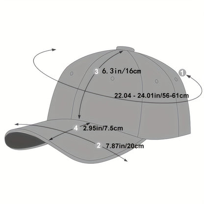 Trendy Embroidery Camouflage Baseball Cap Unisex Hip Hop Dad Hat Lightweight Adjustable Sun Hats For Women & Men
