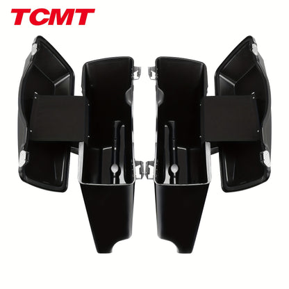 TCMT 5" Stretched Saddlebags Fit For Street Electra Glide Road King Ultra Classic Touring 1993-2013
