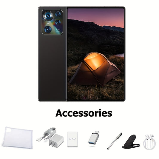 Android Tablet, 8GB RAM (4GB + 4GB Expandable) / 256GB ROM/ 10.1-inch 1280x800 IPS Display/ Wi-Fi 5G/ 6000mAh Battery/ USB Type-C Port/ 5MP + 13MP Cameras/ Android 14 OS. Includes Free Protective Case, Stand, And Headphones.