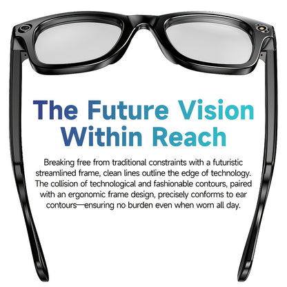 Fashionable Glasses with A Smart  | Bluetooth Calling And Music Playback | Real-time Multi-language Translation | HD  Recording | UV Protection | Lightweight, Hands-free Design - Perfect for Travel Vlogging And Outdoor Advent