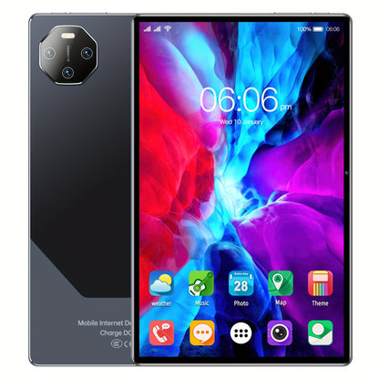 2024 New Q8pad 10.1-inch HD Smart Tablet, 8GB (4GB + 4GB Expandable) RAM + 128GB Storage Space, Dual Cameras 24MP + 32MP, Android 13 System, Supports 2 SIM Cards, TF Card (no Card Included), 5G WiFi, Essential for Office Work