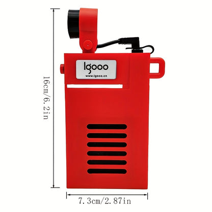 1pc Salt Water Emergency Lantern - Battery-Free, Water-Powered Flashlight with 220H Runtime, Reusable Survival Light for Camping, Tactical Use, Fishing