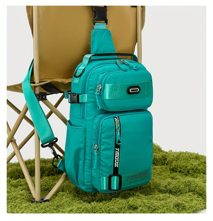 Unisex Fashion Anti-Theft Crossbody Bag - Lightweight Oxford Material, Secure Zip Closure, Adjustable Strap, Perfect for Travel & Everyday Use, Crossbody Ba