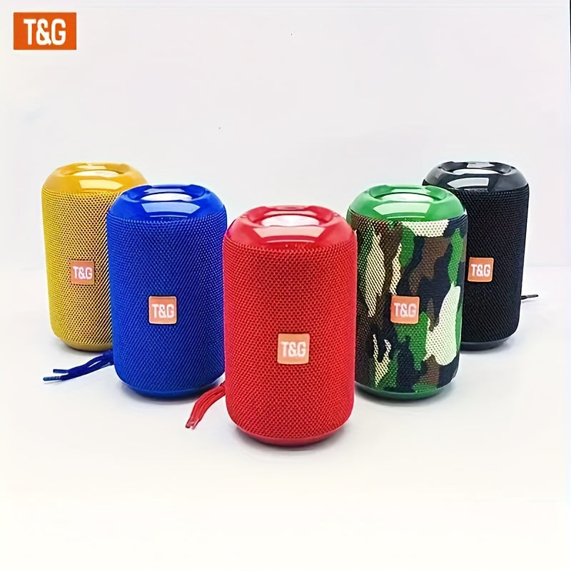 Portable Wireless Speaker for Outdoor Use, Featuring High-Quality Sound, TWS Stereo for Hands-Free Calls, And Compatibility with TF Cards And USB Drives. It Can Connect to Mobile Phones, Tablets, And Tvs with a Range of Up to