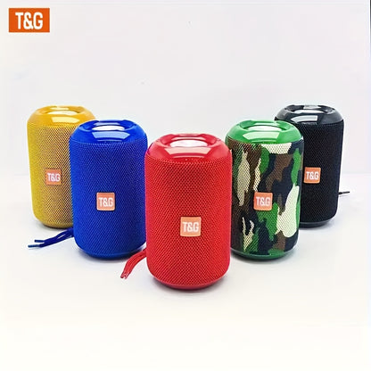 Portable Wireless Speaker for Outdoor Use, Featuring High-Quality Sound, TWS Stereo for Hands-Free Calls, And Compatibility with TF Cards And USB Drives. It Can Connect to Mobile Phones, Tablets, And Tvs with a Range of Up to