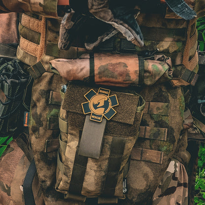 Campus Medical, RHINO RESCUE-001m Emergency Kit, IFAK Trauma Kit, Including Molle System, Medical Bag, Suitable for Cars, Travel, Hiking,, First Aid Kit, Emergency Preparedness, Portable Medical Bag, Lightweight Kit, Highqual
