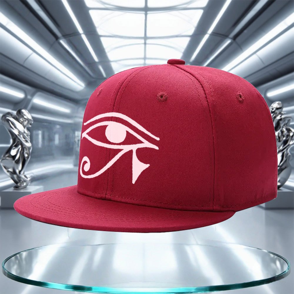 Pharaoh'S Eye Baseball Cap - Adjustable Snapback Hat with Ancient Egyptian Eye Design, Lightweight for Gym, Travel, Halloween, Everyday - Unisex Streetwear for Men & Women - All-Season Casual & Formal Outfits, Gym Headwear, S