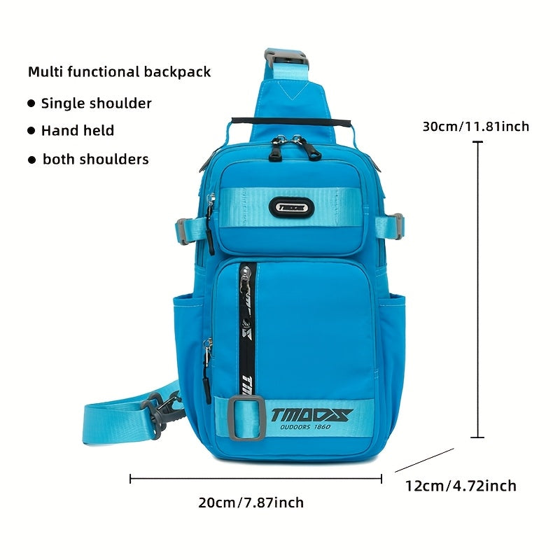 Unisex Fashion Anti-Theft Crossbody Bag - Lightweight Oxford Material, Secure Zip Closure, Adjustable Strap, Perfect for Travel & Everyday Use, Crossbody Ba