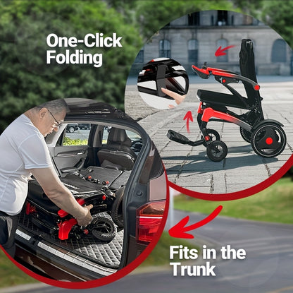 Heavy-Duty Electric Wheelchair for Seniors & s - 500W High-Power Motor, 30+ Mile Range, 350 lbs Capacity, Dual Battery System, All-Terrain Climbing (/Outdoor) - -Grade Mobility Aid with & Reliable Battery Management