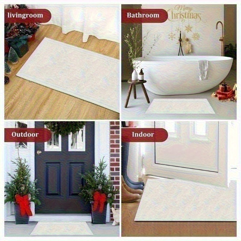 Elegant Musical Note Area Mat - Lightweight, Easy to Clean Polyester Floor Mat with Golden Treble Clef Design for Living Room, Bedroom, Dining Room, Home Office, Bathroom Decor - Perfect Gift for Music Lovers, Music Room Deco