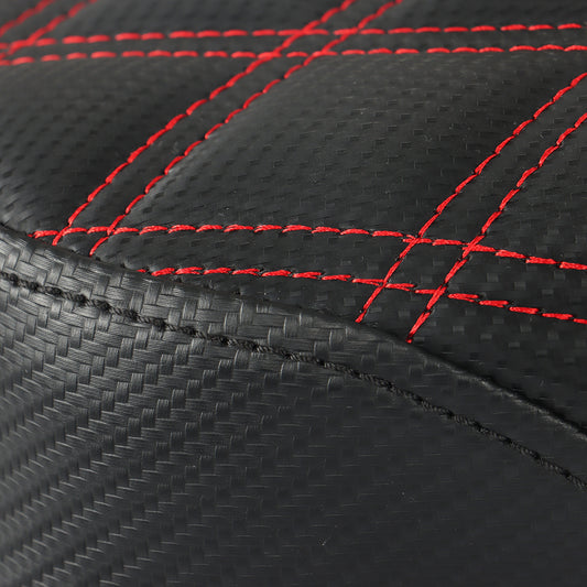 Red Lattice Replacement Seat with Carbon Fiber Gripper for Touring Models from 2008 to 2020