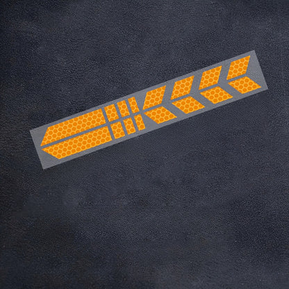 Nighttime Reflective Warning Sticker for Electric Bikes, Motorcycles, and Cars - Waterproof, Sunproof, Self-Adhesive Label