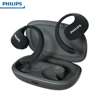 PHILIPS True Wireless Earbuds - Stereo Surround Sound, ENC Noise Cancellation, Touch Controls & Built-in Mic | 24H Polymer Battery, USB-C Fast Charging Case | Lightweight Comfort For Commuting, Workouts & Daily Use TAT2708