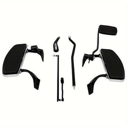 Complete Kit for Floorboards And Foot Pedals Compatible with for harley Dyna FXD Models from 2006 to 2017