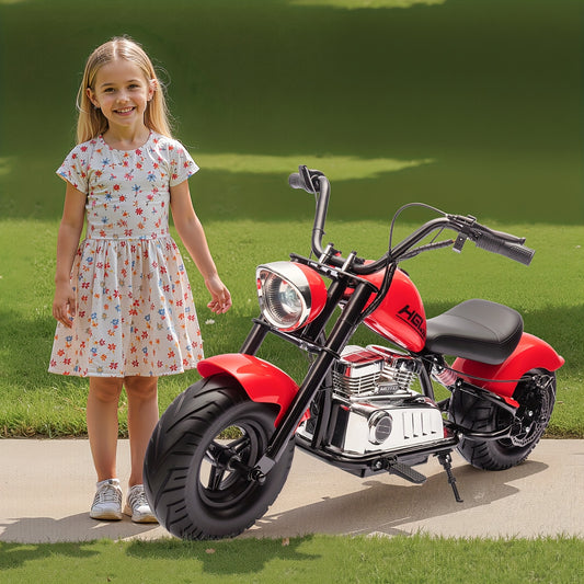 24V Electric Dirt Bike, Kids Motorcycle Ride on Toy for Big Kids, w/Raised Handlebars, Power Display, Twist-Grip Throttle, Shock Springs, Key Start, Handbrake