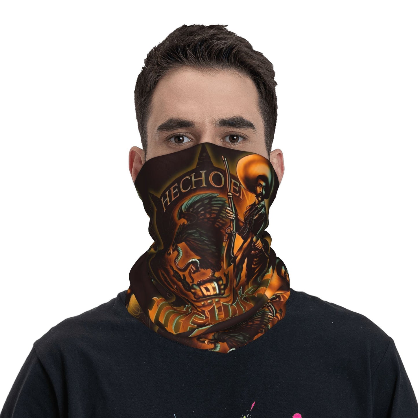 Mexican Pattern Thin Bandana Neck Gaiter Wrap Scarf Headband Neck Cover