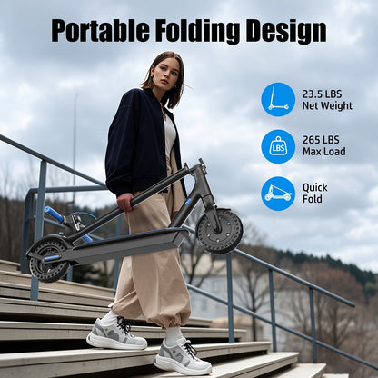 500W Folding Ebike, 48V 10Ah Removable Lithium-Battery, Stylish 14" Foldable Commuting Electric Bicycle For Women & Men/S5-350W Commuter Scooter (Without Seat)