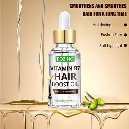 1.01oz vitamin hair care essential oil, light texture, can be quickly absorbed by the hair, make the hair light and fluffy, soft, shiny, moisturizing care, hair care, vitamin essential oil, say goodbye to dry hair, ten minute
