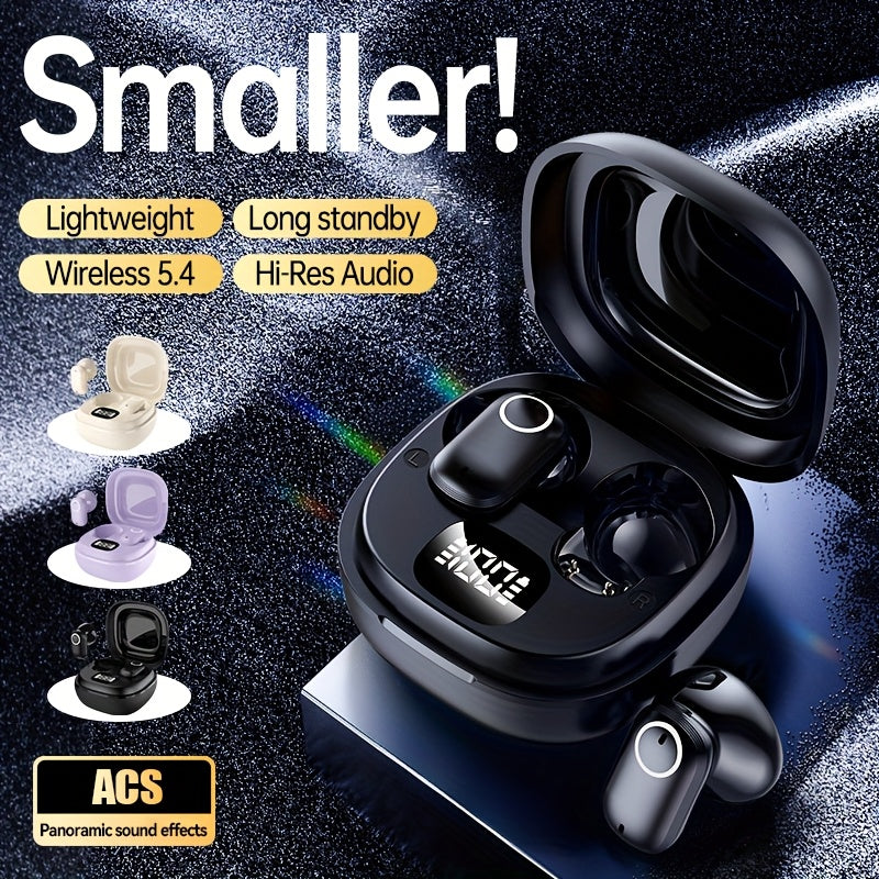 ACER TWS Wireless Earbuds with Deep Noise Reduction - 50h Long Standby, Low Latency, HIFI Stereo Sound, Touch Control, Rechargeable Lithium Battery, Ideal for Running & Sports, Sports Headphones|Ergonomic Design|Durable Plast