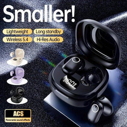 ACER TWS Wireless Earbuds with Deep Noise Reduction - 50h Long Standby, Low Latency, HIFI Stereo Sound, Touch Control, Rechargeable Lithium Battery, Ideal for Running & Sports, Sports Headphones|Ergonomic Design|Durable Plast