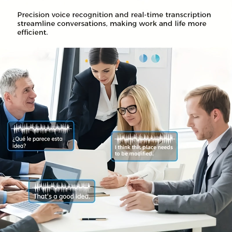 AI Smart Camera Glasses with Wireless 1080P HD Video Recording, Real-Time Translation, Hands-Free Voice Calling, Auto-Tinting Optical Lenses