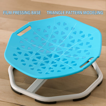 Autism Swivel Chair for Kids & - Heavy-Duty Sensory Spinning Chair with Non-Slip Base, Ergonomic Design & Sturdy Metal Frame - Manual Operation, Easy-Clean Surface for Boys & Girls - Ideal for Sensory Processing Disorder, Mot