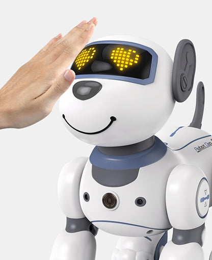 GRAXGROW Funny RC Robot Electronic Dog Stunt Dog Voice Command Programmable Music Dance, Infrared Remote Control Robot Dog for Kids Toys Ages 3+ Boys And Girls for Birthday Gifts, Entertainment, Interactive Play, Fun Robot, P