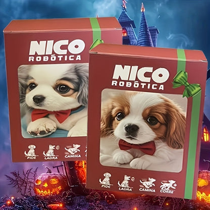 TTwo-piece Set Featuring An Interactive Electric Puppy And Adorable Panda - My Intelligent Lifelike Electric Puppy And Panda, Just Like Real Dogs And Pandas, Interactive Plush Robotic Dog And Bear Suitable for Adults, Walking