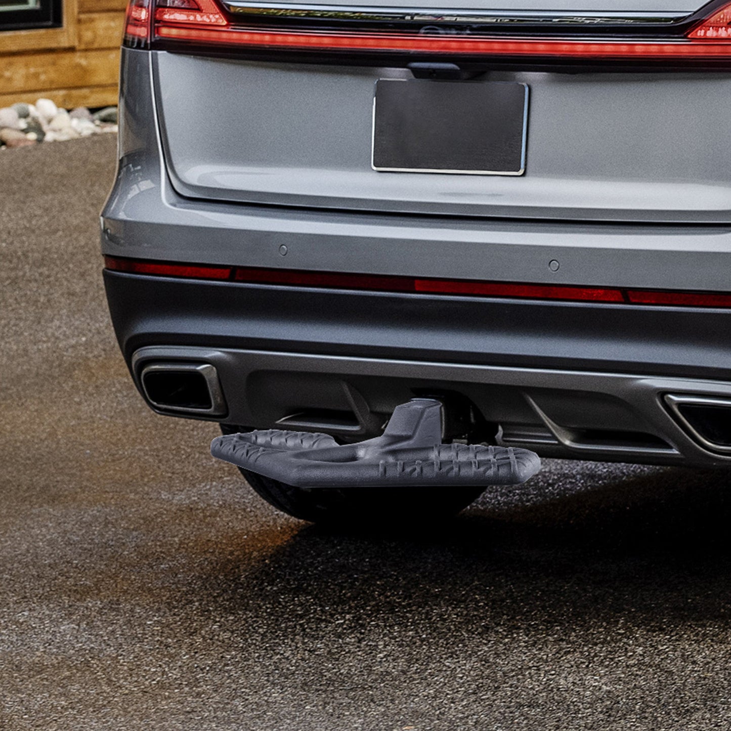 VEVOR Hitch Step for 2" Receiver Universal Trailer Tow Rear Bumper Guard Steel Arrow/elbow type