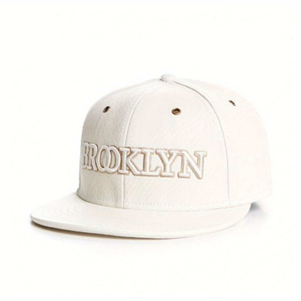 Women's Black Statement Fashion Double Hand Design Flat Brim Baseball Cap with Golden Hands & Praying Hands Emblem - Adjustable Snapback,, -like Texture for Outdoor Sports, Travel, Street Dance - Stylish & Functional Casual H