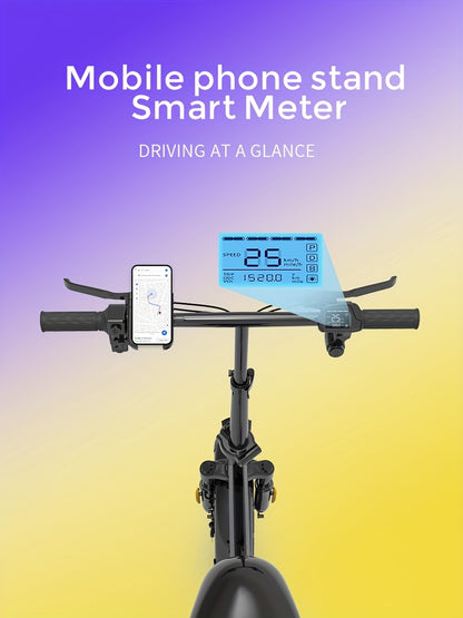 700W Folding E-Bike for Adults: Tackle 25° Hills & 20MPH Speeds. 35-Mile Range with 48V 20Ah Removable Battery, 385LBS Capacity & 11-Layer Shock Absorption for A Smooth Ride. Your All-in-One Commute & Adventure Solution