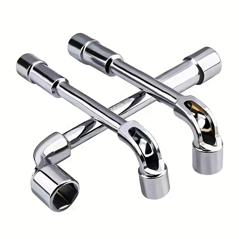 L-Shaped Perforated Socket Wrench Set - Car Repair Tools with Hexagonal Sockets - Mechanic'S Hand Tools - Iron Alloy Body - MYS Brand