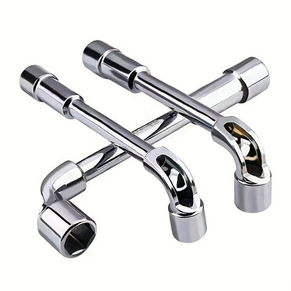 L-Shaped Perforated Socket Wrench Set - Car Repair Tools with Hexagonal Sockets - Mechanic'S Hand Tools - Iron Alloy Body - MYS Brand