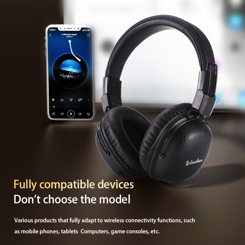 [Noise-Canceling Headphones] 2025 Classic Model Noise-Canceling Headphones - Dual Chip Technology, Lossless Sound, Dual Golden Plating Certification, Foldable/Wireless Design with Strong Anti-Interference Capability, Ensures