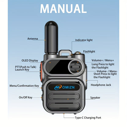 5000 Miles 5G/4G LTE Long Range Walkie Talkie Push to Talk No Monthly Fee Two Way POC Radio Nationwide US Coverage Anti-Drop Emergency Safety Commercial Truckers Taxi Drivers Construction Sites Concerts, Construction Site Rad
