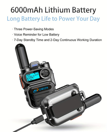 5000 Miles 5G/4G LTE Long Range Walkie Talkie Push to Talk No Monthly Fee Two Way POC Radio Nationwide US Coverage Anti-Drop Emergency Safety Commercial Truckers Taxi Drivers Construction Sites Concerts, Construction Site Rad