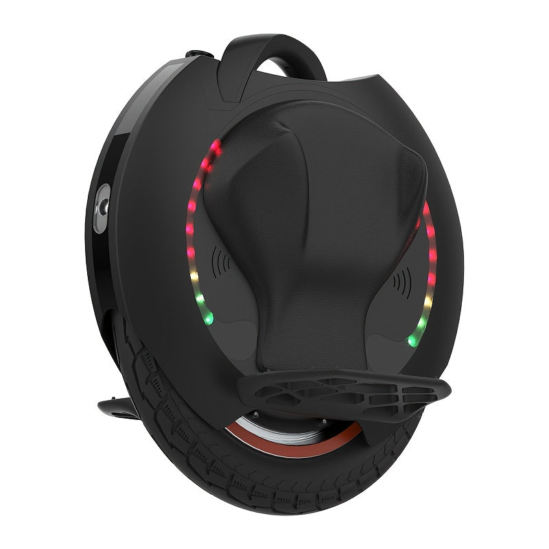 Kingsong 16S Electric Unicycle with 749W Motor 840Wh Battery 19Mph 49.7Miles Max load 264.5 Lbs 16inch Diameter tire, Personal Transport, Longdistance Travel, Modern Unicycle, Sleek Design, Highperformance Motor, Durable Cons