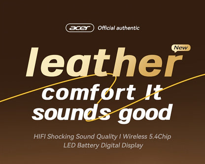[Acer] 2025 new model back-to-school season TWS Wireless Headset Heavy Bass Stereo + Talking Noise Cancellation Ultra Long Lasting Sports Running In-Ear Low Latency Gaming Mode HIFI Audio Lightweight Touch Design Stylish Desi