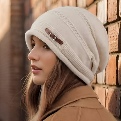 Warm Beanie Hat - Lightweight Winter Cap with Adjustable Buckle Closure, Soft Stretchy Beanie for Men & Women, Outdoor Activities, Christmas, Halloween, New Year'S - (Hand Washable) - Ideal Gift for Mother's/Father'S Day, Fes