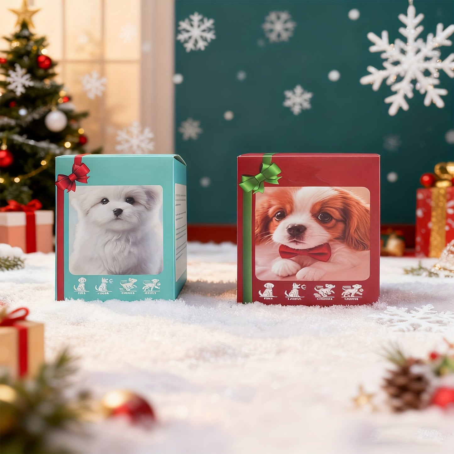 2pcs Realistic Robot Puppy, Robot Puppy That Acts Like A Real Puppy, Toy Dogs That Walking, Barking, Cute Soft Milow Mini Robot Puppy Halloween And Christmas Gift Includes A Leash For A Dog