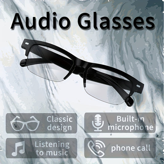 New Fashionable Intelligent Color Changing Glasses, with Automatic Dimming Lenses, Anti Blue Light Function, Built-in Microphone, Intelligent Voice Calling, Open Clear Sound, Wireless Connection, Comfortable Wearing for Busin