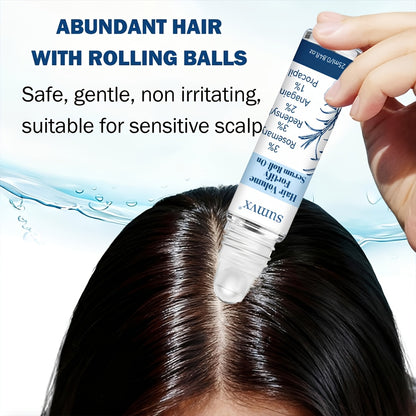 [Activate Hair Follicles] Volumizing Hair Massage Oil, Scalp Strengthening Serum, Nourishes, Soothes, Repairs, Controls Oil and Adds Volume, Removes Flaky Scalp, Repairs Split/Damaged Ends, Prevents Splitting and Breakage, In